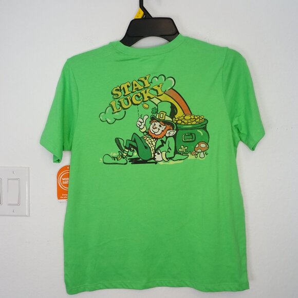 "Stay Lucky" Boys Saint Patrick's Day Shirt - Picture 7 of 10